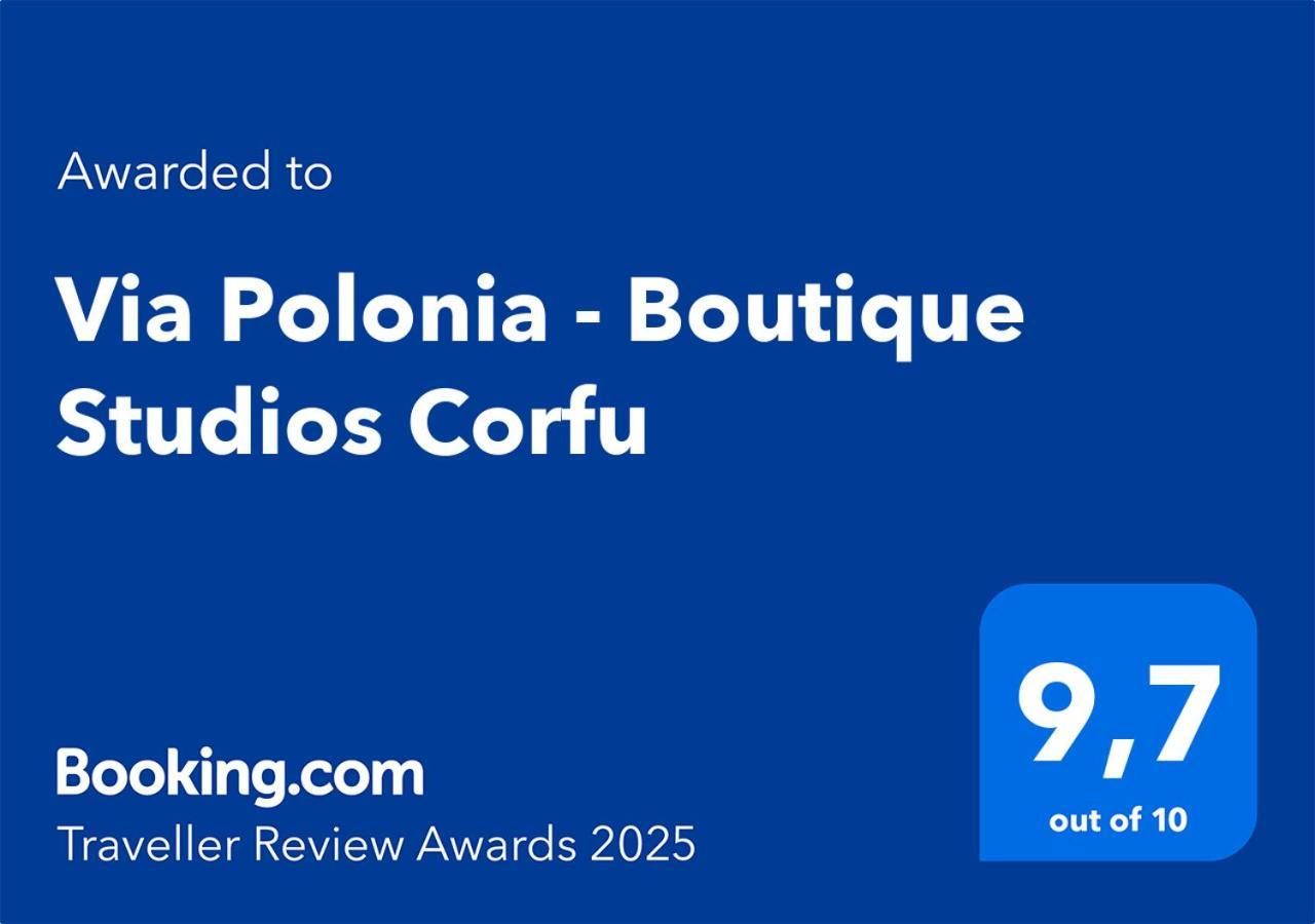 Via Polonia - Boutique Studios Corfu アギオス・ゲオルギオス エクステリア 写真